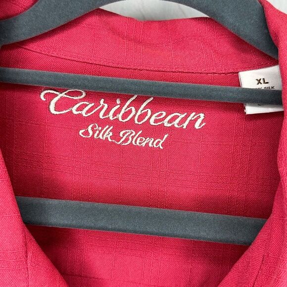 Men’s Caribbean Silk Blend Button-Up Size XL - Picture 7 of 8